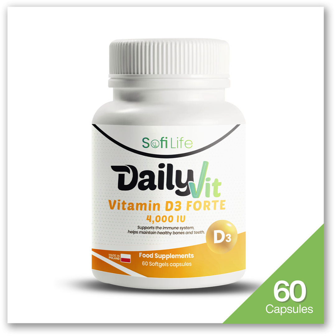 DailyVit Vitamin D3 Forte 4000IU