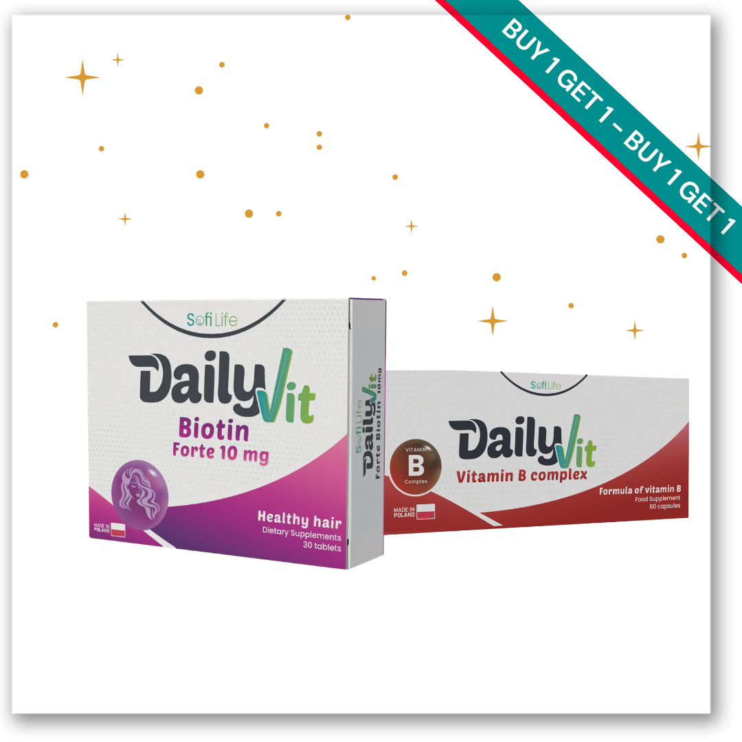 DailyVit Biotin Forte 10 mg + DailyVit Vitamin B Complex