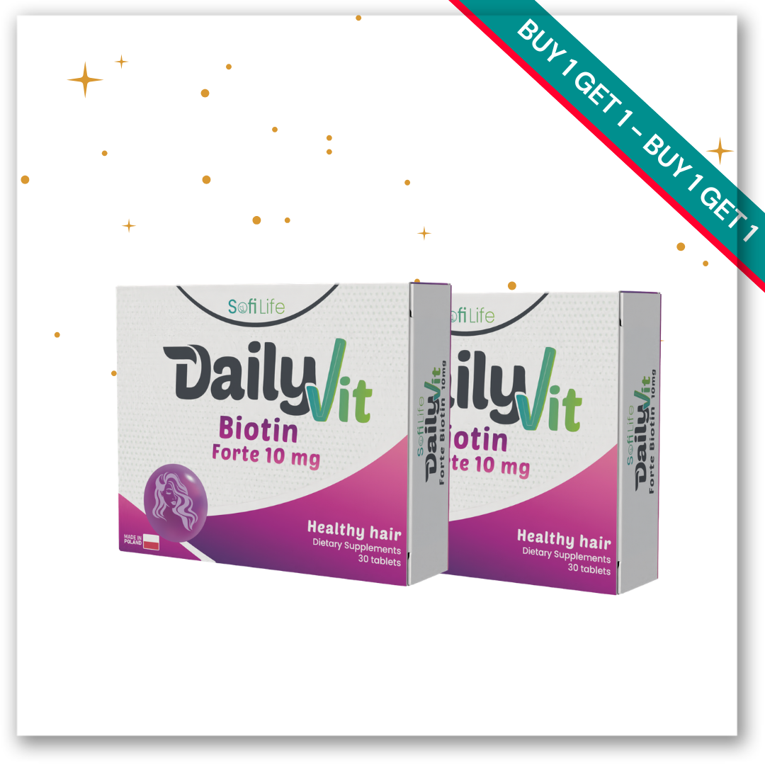 DailyVit Biotin Forte 10 mg– Buy 1 Get 1 Free