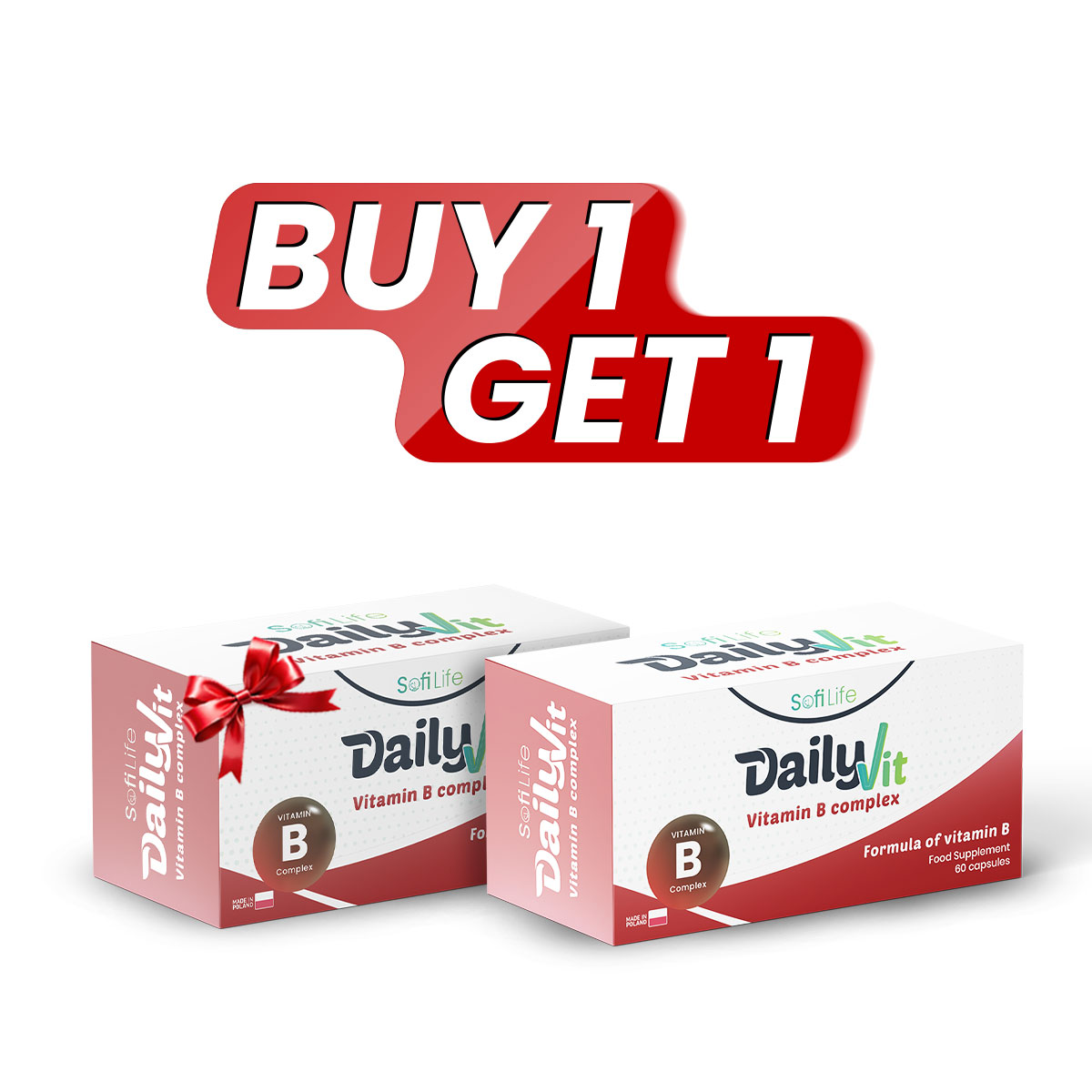 DailyVit Vitamin B Complex– Buy 1 Get 1 Free
