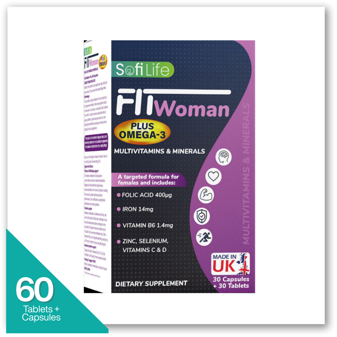 FIT Woman plus Omega 3 - Multivitamins & Minerals