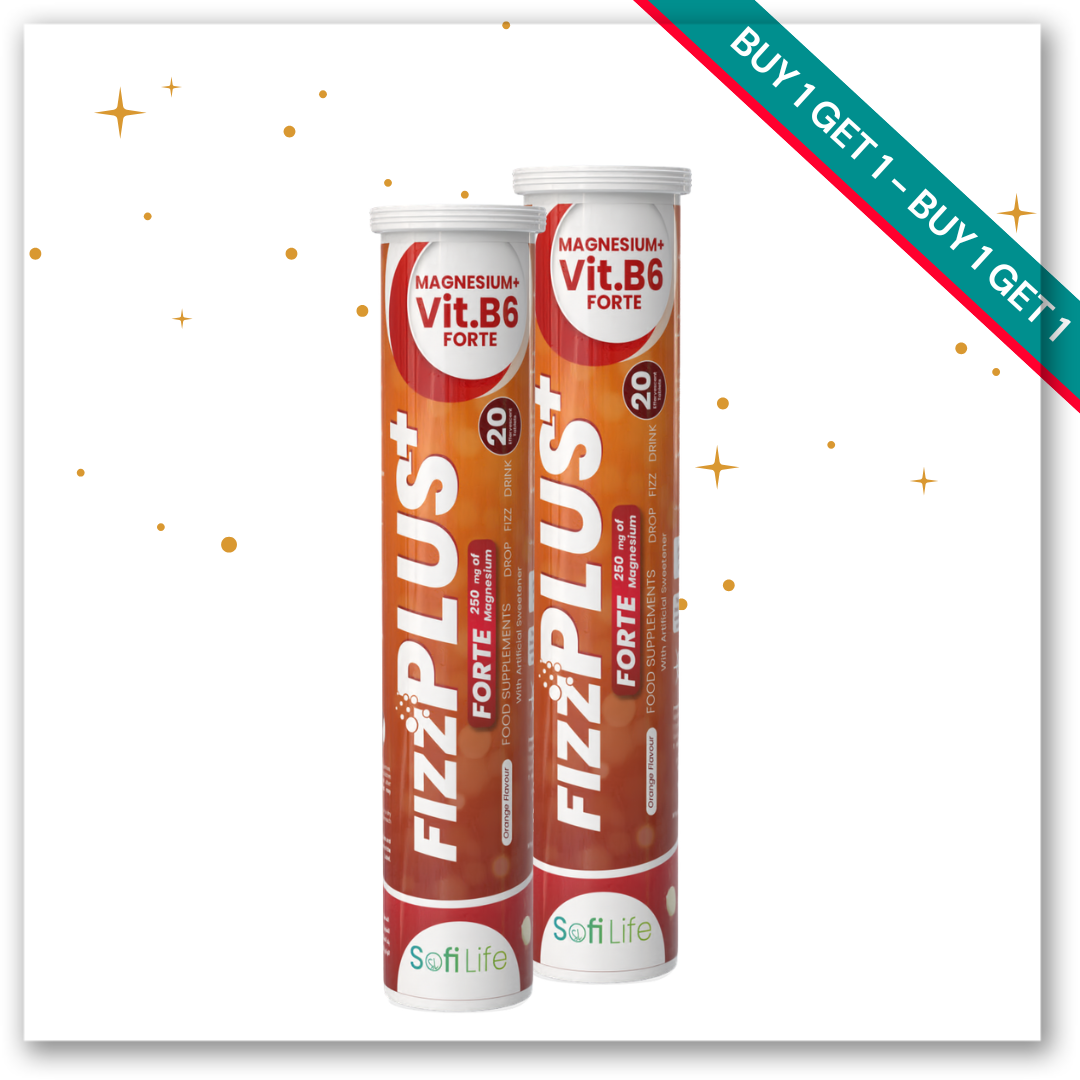 Fizz Plus Forte Magnesium + Vitamin B6 – Buy 1 Get 1 Free