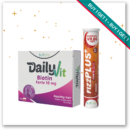 DailyVit Biotin Forte 10 mg + FizzPlus Forte Magnesium+Vit B6