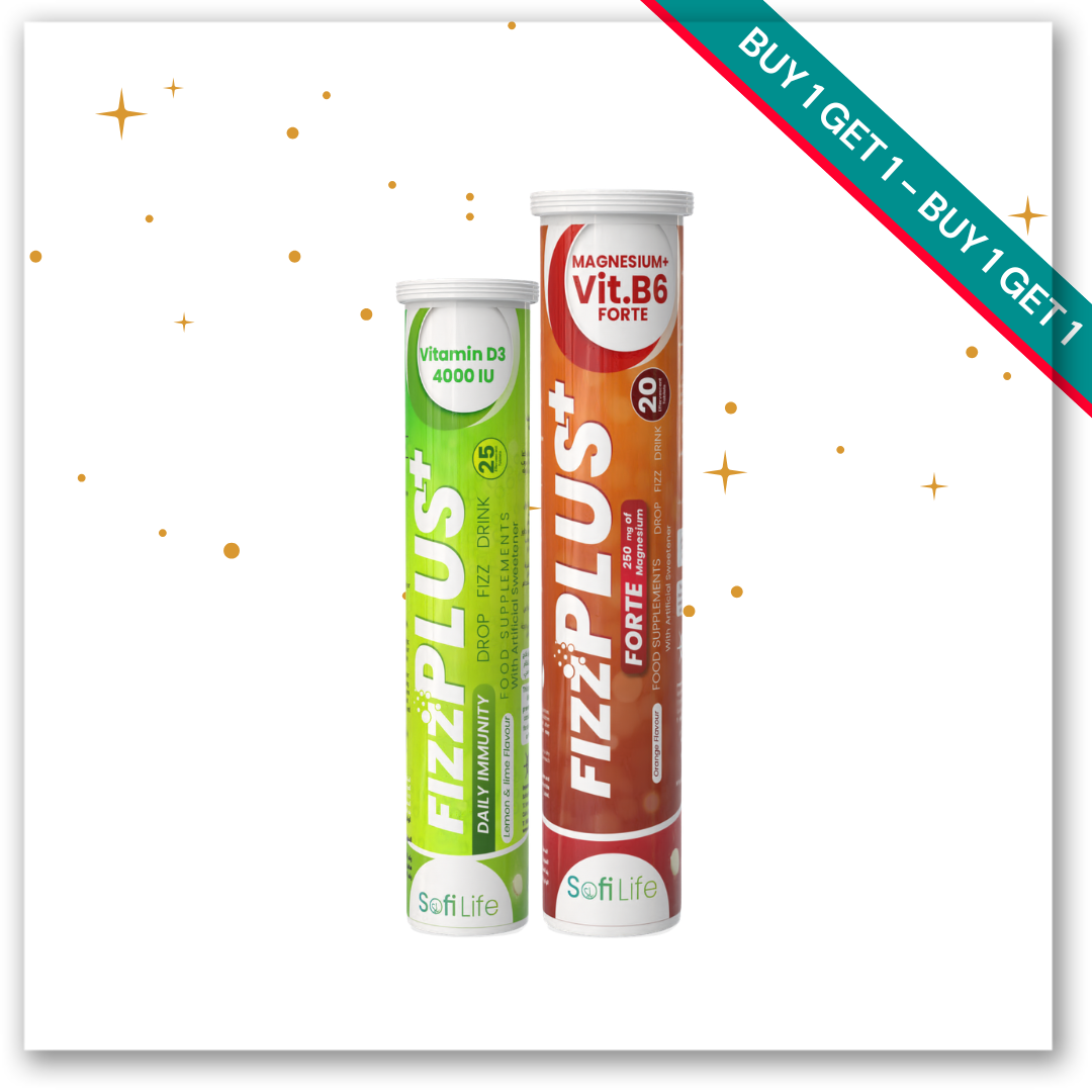 Fizzplus Vitamin D3 4000 IU + FizzPlus Forte Magnesium+Vit B6