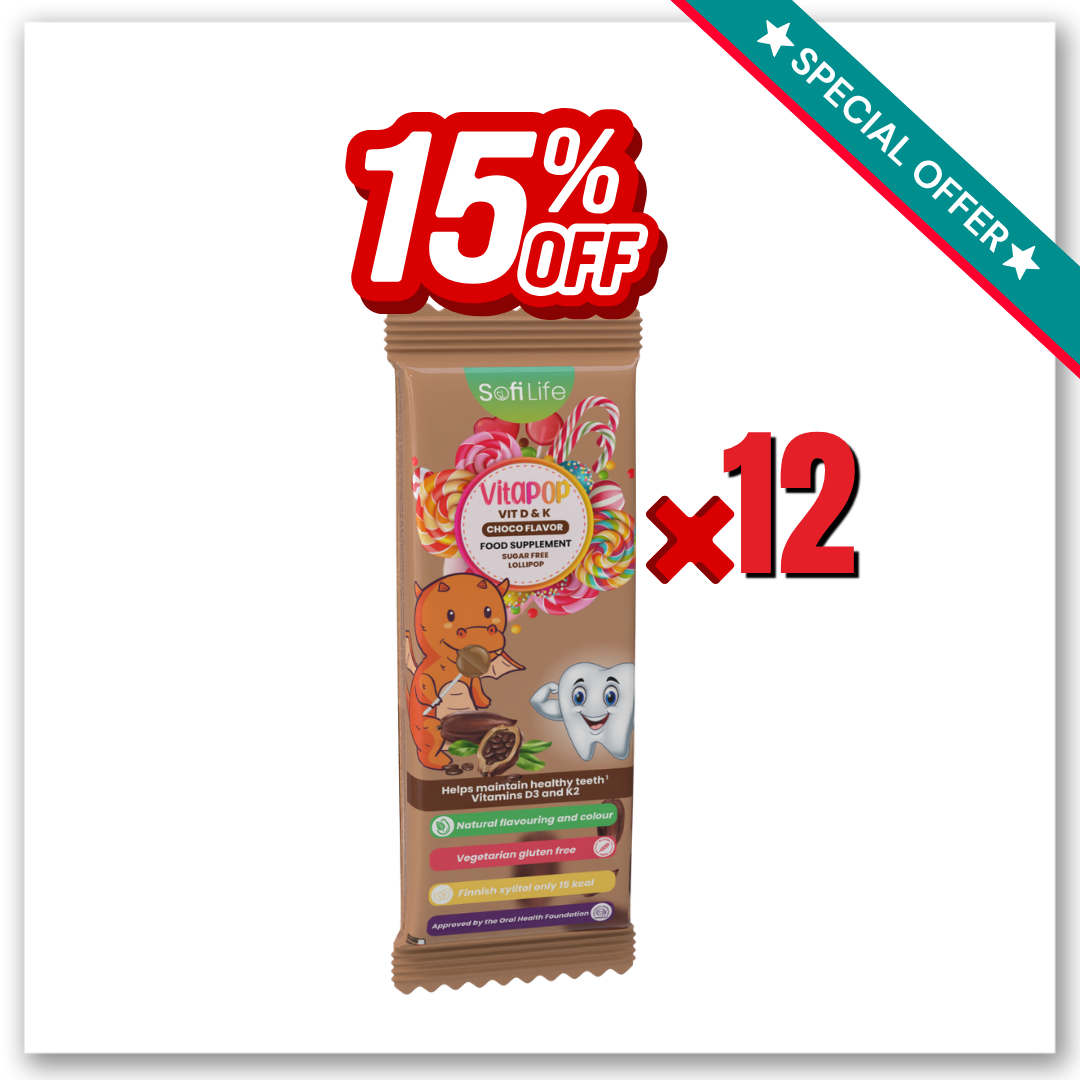 12 Lollipops Vitamin bundle (Vitamin D+K)